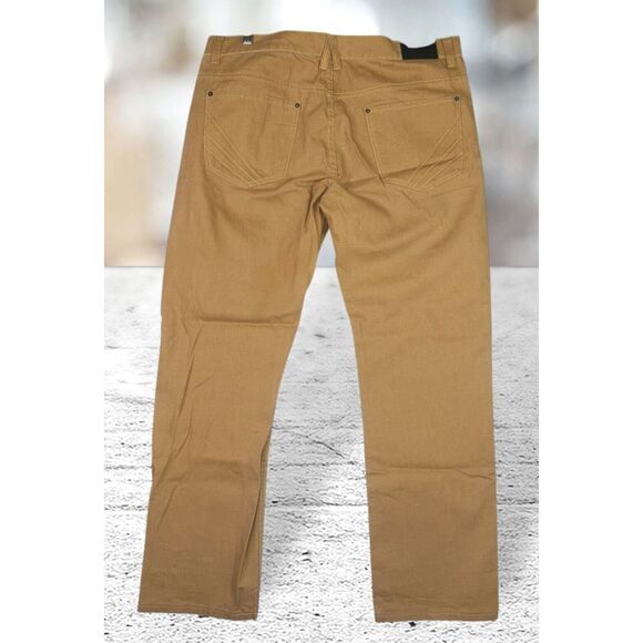 Akademiks RN0100964 Mens Size 40X32 Brown Orange‎ Mix Jeans Pockets New